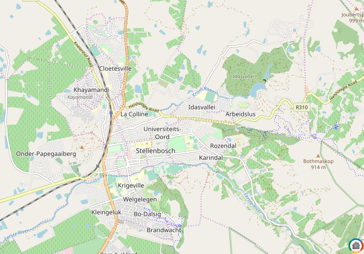 Map location of Simonswyk